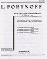 Russian Fantasia No. 3 in A Minor. (for Violin and Piano). By Leo Portnoff. For Violin, Piano Accompaniment. Music Sales America. Romantic, 20th Century. 8 pages. Bosworth & Co. #BOE004564. Published by Bosworth & Co.

Russian Fantasia No. 3 in A Minor in 1st position or 1st-3rd position, by L. Portnoff for violin with piano accompaniment.