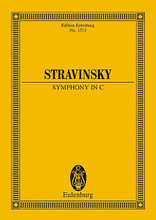 Symphony in C by Igor Stravinsky (1882-1971). For Orchestra (Study Score). Eulenburg Taschenpartituren (Pocket Scores). Study Score. 94 pages. Eulenburg (Schott Music) #ETP1511. Published by Eulenburg (Schott Music).