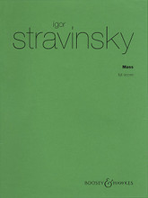 Mass. (for Mixed Chorus and Double Wind Quintet). By Igor Stravinsky (1882-1971). For Choral, Chorus, Winds (Score). Boosey & Hawkes Scores/Books. Choral, sacred. Score. 30 pages. Boosey & Hawkes #M060026553. Published by Boosey & Hawkes.
