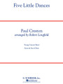 Five Little Dances by Paul Creston (1906-1985). Arranged by Robert Longfield. For Concert Band (Score & Parts). G. Schirmer Band/Orchestra. Grade 3. Published by G. Schirmer.

Paul Creston was one of the most performed composers of the 1940s and '50s, and his music remains important and relevant today. His unique rhythmic and harmonic style is apparent in Five Little Dances, his only work for piano. Robert Longfield's marvelous adaptation for band retains the character and charm of these delightful dances. Dur: 6:40.