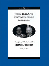 Sonata in A Minor (Transcription of Violin Sonata No. 2 for Viola and Piano). By John Ireland (1879-1962). Edited by John White. Arranged by Lionel Tertis. For Viola, Piano Accompaniment. Boosey & Hawkes Chamber Music. Softcover. 74 pages. Boosey & Hawkes #M060124501. Published by Boosey & Hawkes.

Arrangement for viola and piano in A-minor (original version for violin and piano). Lionel Tertis gave the first performance of his transcription of Ireland's Violin Sonata No. 2 in 1918, with the composer at the piano, and it remained a mainstay of his recital programs for the rest of his career. This publication is a major addition to the romantic repertory for the viola. Tertis' fingerings and bowings are of great interest to students and scholars, so these are included for reference in the viola cue stave in the piano score; the viola part itself is leftcleanfor performers to make their own decisions. The publication has been edited by the Tertis expert and viola professor John White, and it includes a full historical preface with German and French translations. Suitable for advanced standard performers. Contens: Allegro â¢ Poco lento quasi adagio â¢ In tempo moderato â¢ Con brio.