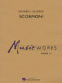 Scorpion! by Richard L. Saucedo. For Concert Band (Score & Parts). MusicWorks Grade 1. Grade 1.5. Published by Hal Leonard.

Featuring a relentless rhythmic drive and powerful-sounding themes, here is an effective and exciting piece for second-year players. Utilizing a single tempo and no syncopation, this is a great tool for teaching rhythmic security and ensemble balance. Dur: 2:10.