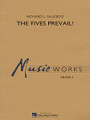 The Fives Prevail! by Richard L. Saucedo. For Concert Band (Score & Parts). MusicWorks Grade 3. Grade 3. Published by Hal Leonard.

As implied by the title, the meter of 5/4 is an important structural component of this creative and energetic work for band. After the intense opening statement, a brief lyric and calm middle section builds to a full ensemble climax before returning to the fast main theme. Blending extended jazz-like harmonies with an exciting rhythmic drive, this piece is sure to stir the interest of players and listeners alike. Dur: 4:25.