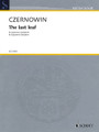 The Last Leaf. (Version for Soprano Saxophone Solo). By Chaya Czernowin. For Soprano Saxophone. Woodwind Solo. Softcover. 16 pages. Schott Music #ED21576. Published by Schott Music.