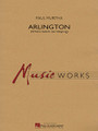 Arlington (Where Giants Lie Sleeping) by Paul Murtha. For Concert Band (Score & Parts). MusicWorks Grade 4. Grade 4. Softcover. Published by Hal Leonard.

Composed as a tribute to generations of American servicemen and women buried at Arlington National Cemetery near Washington, D.C., this powerful and emotional work is a fitting addition to any memorial occasion or patriotic concert. Offstage trumpets announce the opening theme followed by reverent strains and a solemn statement of My Country, 'Tis of Thee. The piece develops and builds gradually, reaching a heroic climax with the familiar hymn God of Our Fathers before returning to a quiet and reflective mood as the offstage trumpets return. Dur: 7:30.