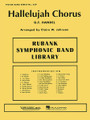 Hallelujah Chorus by George Frideric Handel (1685-1759). Arranged by Clair W. Johnson. For Concert Band (Score & Parts). Band. Grade 3-4. Published by Rubank Publications.

From Handel's masterwork Messiah, the inspirational strains of the “Hallelujah Chorus” are some of the most often heard melodies during the holiday season. This powerful arrangement in C Major is transposed note-for-note from the original and may be performed as a stand alone piece or with optional SATB chorus (HL.4472503).