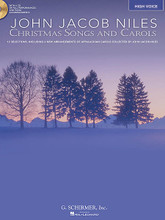 Christmas Songs and Carols. (High Voice, Book/CD Pack). By John Jacob Niles (1892-1980). For Voice. Vocal Collection. Book with CD. 48 pages. G. Schirmer #ED4397. Published by G. Schirmer.

This collection includes new arrangements for voice and piano of six songs originally published in Ten Christmas Carols from the Southern Appalachian Mountains, collected by John Jacob Niles, as well as familiar classics composed by Niles. The recorded performances will help all become familiar with these new settings. All selections are appropriate for student singers as well as more experienced singers for use in Christmas services. Contents: The Carol of the Birds • The Cherry Tree • Down in yon forest • The Flower of Jesse • I wonder as I wander • Jesus, Jesus, rest your head • Jesus the Christ, is born • Lulle Lullay • See Jesus, the Saviour • The Seven Joys of Mary • Sweet little boy Jesus • What Songs Were Sung.