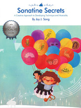 Sonatine Secrets. (A Creative Approach to Developing Technique and Musicality). For Piano, Piano/Keyboard. Educational Piano Library. Softcover. 128 pages. Published by Hal Leonard.

Sonatine Secrets is an innovative, fun and easy way for students to learn and practice sonatinas using smart icon stickers! These smart icon stickers represent technical and musical elements, helping students to overcome their own difficulties. Students can use these smart icon stickers with the teacher or by themselves, enabling them to become self-motivated pianists who can interpret and practice even challenging pieces on their own. Beautiful full-color illustrations throughout the book add to the educational experience and will motivate students with a fresh and unique approach that will get results. The music engravings are clear and easy to read. Students will fall in love with this ground-breaking new approach to learning traditional classical sonatinas! Book with stickers included.