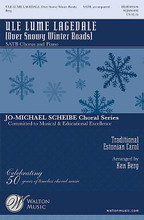 Ule Lume Lagedale (Over Snowy Winter Roads) (from Three Baltic Carols). By Traditional Estonian Carol. Arranged by Ken Berg. For Choral (SATB). Walton Choral. 24 pages. Walton Music #WJMS1092. Published by Walton Music.

From the suite Three Baltic Carols, this brisk and energetic song expresses joy about winter and the Christmas season. A secular carol, it would work well in holiday or winter concerts. The simple melody, limited ranges and shared rhythmic patters make this enjoyable for high school mixed choirs. Can be sung in English or Estonian, using the pronunciation guide provided. A demanding piano part rounds out an excellent concert opener, finale, or encore piece.

Minimum order 6 copies.