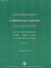 A Christmas Triptych. (Piano/Vocal). By Mary Caldwell. For Piano/Vocal. Gentry Publications. Gentry Publications #JG0636. Published by Gentry Publications.
Product,61124,The Birthday of a King (Medium Voice in A-Flat)"