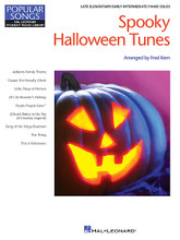 Spooky Halloween Tunes (Hal Leonard Student Piano Library Popular Songs Series). Arranged by Fred Kern. For Piano/Keyboard. Educational Piano Library. Late Elementary. Softcover. 40 pages. Published by Hal Leonard.

Nine spook-tacular songs are featured in this collection of late elementary to early intermediate level piano solos perfect for Halloween-themed recitals! Includes: Addams Family Theme • Casper the Friendly Ghost • (It's A) Monster's Holiday • Little Shop of Horrors • Purple People Eater™ • (Ghost) Riders in the Sky (A Cowboy Legend) • Song of the Volga Boatman • The Thing • This Is Halloween.