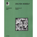Kodály, Zoltán - Sonata, Op. 8 - Cello solo - Universal Edition.

Kodaly wrote his Sonata for solo cello during World War I, significantly one of the first compositions for solo cello since Bach.  Rich with the folk atmosphere for which Kodaly is known, friend and composer Bela Bartok championed the work, stating, " Here [he&91; is expressing, with the simplest possible technical means, ideas that are entirely original. It is precisely the complexity of the problem that offered him the opportunity of creating an original and unusual style, with its surprising effects of vocal type; though quite apart from these effects the musical value of the work is brilliantly apparent."

Difficulty: Grade 6