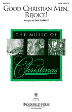 Good Christian Men, Rejoice! arranged by Dan Forrest. For Choral, Piano Four Hands (SATB). Brookfield Christmas Choral. Sacred. 16 pages. Published by Brookfield Press.

This perennial favorite is taken to a new level by the skillful touch of Dan Forrest. The four-hand piano accompaniment is challenging, but completely fulfilling. Another performance option is the use of the BonusTrax Accompaniment CD. Available separately: SATB, BonusTrax CD (08748249). Duration: ca. 2:30.

Minimum order 6 copies.