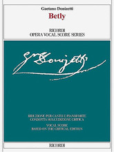 Betly (Critical Edition of the Operas of Gaetano Donizetti). Composed by Gaetano Donizetti (1797-1848). Edited by Ellen Lockhart and Julia Lockhart. For Voice, Piano Accompaniment (Vocal Score). Vocal Score. Softcover. 424 pages. Ricordi #CP139911. Published by Ricordi.
Product,61244,Yigdal (Three Treble Voices and Piano  Archive Edition)"