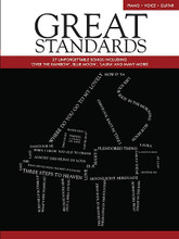 Great Standards by Various. Piano/Vocal/Guitar Songbook. Softcover. 120 pages. Music Sales #AM1006049. Published by Music Sales.

This songbook is packed with over 25 of the most memorable songs ever written! Glenn Miller's mellow “Moonlight Serenade” * Johnny Mathis' unashamedly romantic “A Certain Smile” * Eddie Cochrain's bitter-sweet “Three Steps to Heaven” * Maurice Jarre's haunting “Lara's  *Theme” from Dr. Zhivago... these are some of the most evocative melodies of all time. Expertly arranged for piano, voice and guitar, this is a classic collection of unforgettable popular songs from across the decades.