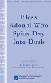 Bless Adonai Who Spins Day Into Dusk by Gerald Cohen. For Choral (SATB). Transcontinental Music Choral. 16 pages. Transcontinental Music #993514. Published by Transcontinental Music.

A beautiful choral setting by Gerald Cohen, of a paraphrase from the evening liturgy (written by Rabbi Rami Shapiro), with stunning chromatic harmony. This piece was originally written for a high-school choir and is accessible to most volunteer choirs – including choirs outside the Jewish world.

Minimum order 6 copies.