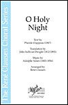 O Holy Night (René Clausen Series). By Adolphe-Charles Adam (1803-1856). Arranged by René Clausen and Ren. For Choral (Score & Parts). Mark Foster. Shawnee Press #MO2195. Published by Shawnee Press.

Rich, full, sonorous harmonies as only René Clausen can write them! This magnificent arrangement of the beloved “O Holy Night” is a must for Christmas! Making a grand impression, this anthem is quite accessible to most church choirs with SATB divisi capabilities. It is not particularly difficult. Scored for piano or orchestra.