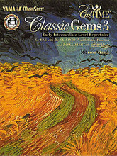 Classic Gems 3 - Early Level Repertoire - CueTime arranged by Craig Knudsen and Phillip Keveren. For Piano/Keyboard. Cue Time. Book & Disk Package. 21 pages. Hal Leonard #MS4906. Published by Hal Leonard.

1. Solfeggietto (CPE Bach) * 2. German Dance in B flat (Schubert) * 3. Prelude in A Major (Chopin) * 4. Prelude in C Minor (Chopin) * 5. Patriotic Song (Grieg) * 6. To a Wild Rose (MacDowell) * 7. Dance Song (Bartok) * 8. Will-O-The-Wisp (Behr).