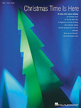 Christmas Time Is Here by Various. For Piano/Vocal/Guitar. Piano/Vocal/Guitar Songbook. Christmas and Sacred. Difficulty: medium. Songbook. Vocal melody, piano accompaniment, lyrics, chord names and guitar chord diagrams. 224 pages. Published by Hal Leonard.

There's no better way to celebrate the arrival of the holiday season than by playing and singing songs from this terrific new 50-song Christmas collection! Includes: As Long as There's Christmas * The Bells of St. Mary's * Caroling, Caroling * Celebrate the Child * Christmas Is Just About Here * The Christmas Shoes * The Christmas Song * Christmas Time Is Here * Do You Hear What I Hear * Emmanuel * Feels like Christmas * Feliz Navidad * Holly Leaves and Christmas Trees * How Lovely Is Christmas * I Wonder as I Wander * I've Got My Love to Keep Me Warm * Jesus Born on This Day * Let's Make It Christmas All Year 'Round * The Most Wonderful Time of the Year * An Old Fashioned Christmas * Santa Baby * Silver Bells * The Star * What a Merry Christmas This Could Be * Who Would Imagine a King * and more!