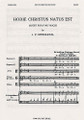 Hodie Christus Natus Est by Jan Pieterszoon Sweelinck (1562-1621). Edited by W. Barclay Squire. For Choral (SSATB A Cappella). Music Sales America. Christmas, Choral, Renaissance. 12 pages. Novello & Co Ltd. #NOV290162. Published by Novello & Co Ltd. (HL.14015074).

Edited from Cantiones Sacrae, Antwerp 1619 by W. Barclay Squire. For SSATB Choir a cappella.