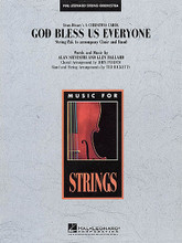 God Bless Us Everyone (from Disney's A Christmas Carol). By Andrea Bocelli. By Alan Silvestri and Glen Ballard. Arranged by John Purifoy and Ted Ricketts. For String Orchestra (Score & Parts). Music for String Orchestra. Grade 3. Published by Hal Leonard.

Disney's A Christmas Carol is a multi-sensory thrill ride capturing the fantastical essence of the classic Dickens tale in a groundbreaking 3D animated film. This inspirational song was performed by Andrea Bocelli over the end credits and this adapted edition for choir, band and strings is an ideal concert finale for school, community and church performances.