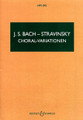 Choral-Variationen (Chorale Variations) (On the Christmas song Vom Himmel Hoch da Komm' Ich Her). By Johann Sebastian Bach (1685-1750). Edited by Igor Stravinsky. For Choral, Chorus, Orchestra (Study Score). Boosey & Hawkes Scores/Books. 52 pages. Boosey & Hawkes #M060026294. Published by Boosey & Hawkes.

HPS 695

Transcribed for Mixed Chorus and Orchestra.