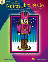 Nutcracker Suite. (Active Listening Strategies for the Music Classroom). By Wesley Ball. For Choral. Music Express Books. Softcover with CD. 32 pages. Published by Hal Leonard.

Make music listening fun and active with creative visuals and activities for Tchiakovsky's holiday standard The Nutcracker Suite. Created for the music classroom, the Activity Book/CD features a variety of reproducible listening maps and activities, helpful teaching suggestions, and a full-length version of this masterwork performed by the Slovak Symphony Orchestra. Student editions with full color listening maps provide extra visual effect as students follow the familiar music of the Suite's eight movements: Overture * Chinese Dance * Russian Dance * Dance of the Sugar Plum Fairy * Waltz of the Flowers * March, Dance of the Reed Flute * and Arabian Dance. The value-packed Classroom Kit includes the Book/CD Pak and Student 20-Pak. Enhance music appreciation in your classroom this holiday season! Available: Activity Book/CD Pak (with reproducible pages), Student 20-Pak(full color), and Classroom Kit. For Gr. 2-6.