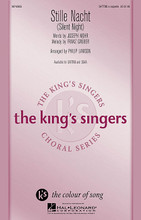 Stille Nacht (Silent Night) arranged by Philip Lawson. SATTBB A Cappella. King's Singer's Choral. 12 pages. Published by Hal Leonard.

Here is the treasured Franz Gruber folk carol as arranged for the king'singers. Includes original German and optional English texts.

Minimum order 6 copies.