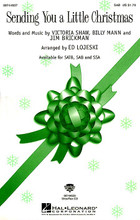 Sending You a Little Christmas by Jim Brickman. Arranged by Ed Lojeski. For Choral (SAB). Secular Christmas Choral. 12 pages. Published by Hal Leonard.

Selected by the USO as the theme song for their “Operation Care Package” campaign to support armed forces overseas, this emotionally-charged message is a welcome gift to all of us.Available separately: SATB, SAB, SSA and ShowTrax CD. Performance Time: Approx. 4:00.

Minimum order 6 copies.