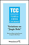 Variations on Jingle Bells arranged by Mark Hayes. For Choral. Shawnee Press. 8 pages. Shawnee Press #LC1202. Published by Shawnee Press.

You've not heard Jingle Bells until you've heard this showstopper by arranger Mark Hayes. Perfect for school choirs, community choruses, or church Christmas pageants, the energy in this piece never stops. The opening features mixed meters and a driving orchestral track with bells everywhere! Next, Hayes sets this favorite holiday tune in waltz style with comical lyrics, a big-band jazz chorus, and a tongue-in-cheek classical section complete with an operatic soprano solo fit for the most demanding diva! The final chorus showcases the men on the melody with the women jingle-jangling in the treble register, all at a presto tempo.