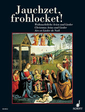 Jauchzet, Frohlocket!. (33 Christmas Arias and Songs from the 18th to the 20th Century). By Various. For Piano, Voice. Schott. 144 pages. Schott Music #ED8952. Published by Schott Music.

A comprehensive selection of seasonal art music for voice and piano ranging from art songs to arias from oratorios.

Works by Bach * Handel * Loewe * Schubert * Berlioz * Banck * Mendelssohn Bartholdy * Schumann * Gounod * Franck * Cornelius * Saint-Saëns * Tchaikovsky * Grieg * Humperdinck * Wolf * Pfitzner * Reger * Hindemith * Reutter * Schroeder * and Hessenberg.

A beautifully presented gift volume of more than 100 pages.