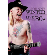 Johnny Winter - Live Through the '80s by Johnny Winter. Live/DVD. DVD. MVD #MVD5037D. Published by MVD.

This DVD contains an incredible collection of official archival footage from the '80s, including interview footage from various locations and performances from MTV Rock Influences '84 “Guitar Greats”, Massey Hall (Toronto '83), Roskilde DRTV (Roskilde, Denmark '84), and more. This program is the definitive document of Johnny's career in the '80s. Songs performed include: Highway 61 • Lights Out •.