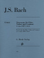 Trio Sonata in G Major BWV 1038 (for Flute, Violin and Continuo). By Johann Sebastian Bach (1685-1750). Edited by Peter Wollny. For Flute, Violin, String Trio. Henle Music Folios. Softcover. G. Henle #HN554. Published by G. Henle.

According to the latest research, the authenticity of this sonata is confirmed to be an original work by Bach. With violin parts in scordatura and in standard notation.