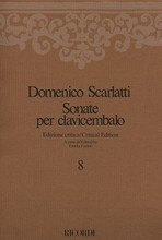 Sonate per Clavicembalo Volume 8 Critical Edition (Sonatas for Harpsichord). Composed by Domenico Scarlatti (1685-1757). Edited by Emilia Fadini. For Piano. Piano Collection. 272 pages. Ricordi #RER2756. Published by Ricordi.
Product,61772,Fantasie pour piano et orchestre