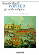 Concerto in F Minor L'inverno (Winter) from The Four Seasons RV297, Op. 8 No. 4 (Critical Edition Violin and Piano Reduction). By Antonio Vivaldi (1678-1741). Edited by Maurizio Carnelli. For Piano, Violin (Violin). String Solo. 24 pages. Ricordi #R138527. Published by Ricordi.

These fresh new editions of Vivaldi's famous The Four Seasons (La Primavera) are transcribed for violin and piano by Maurizio Carnelli. Based on the original critical edition, they feature clean and well-spaced engravings, plus beautiful full-color covers printed on deluxe heavy coated stock. Editorial and performance notes are in English, and the solo violin parts are printed on a single continuous fold-out sheet for just one simple page turn following a movement.