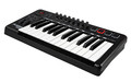 QX25. (25-Key Advanced MIDI Keyboard Controller). InMusic Brands. General Merchandise. Published by Hal Leonard.

Take commanding, tactile control over any parameter of your favorite music software with the QX25. Through a standard USB connection, this advanced yet compact controller receives power while also transmitting MIDI data to your Mac, PC or iOS* software, or MIDI hardware device of choice.

Features include:

• 25-key touch-sensitive keyboard with Aftertouch