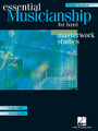 Essential Musicianship for Band - Masterwork Studies. (Tenor Saxophone). For Concert Band. Essential Musicianship Band. Book with CD. 80 pages. Published by Hal Leonard.

Introducing the first-ever curriculum for high school band! Essential Musicianship for Band is the perfect tool to assist your ensemble in developing the skills needed to read, rehearse, and perform band repertoire with precision and artistry. Using proven methods for superior sound production and ensemble technique, your students will transform printed notes into a meaningful musical experience. Fits easily into the traditional concert band setting.