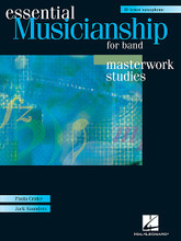 Essential Musicianship for Band - Masterwork Studies. (Tenor Saxophone). For Concert Band. Essential Musicianship Band. Book with CD. 80 pages. Published by Hal Leonard.

Introducing the first-ever curriculum for high school band! Essential Musicianship for Band is the perfect tool to assist your ensemble in developing the skills needed to read, rehearse, and perform band repertoire with precision and artistry. Using proven methods for superior sound production and ensemble technique, your students will transform printed notes into a meaningful musical experience. Fits easily into the traditional concert band setting.