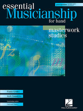 Essential Musicianship for Band - Masterwork Studies. (Percussion/Mallet Percussion). For Concert Band. Essential Musicianship Band. Book with CD. 100 pages. Published by Hal Leonard.

Introducing the first-ever curriculum for high school band! Essential Musicianship for Band is the perfect tool to assist your ensemble in developing the skills needed to read, rehearse, and perform band repertoire with precision and artistry. Using proven methods for superior sound production and ensemble technique, your students will transform printed notes into a meaningful musical experience. Fits easily into the traditional concert band setting.