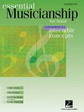 Ensemble Concepts for Band - Fundamental Level. (Conductor). For Concert Band, Mixed Woodwind Ensemble. Essential Musicianship Band. Softcover. 52 pages. Published by Hal Leonard.

The highly acclaimed ensemble method by Eddie Green, John Benzer and David Bertman is now available for beginning and intermediate musicians. Ensemble Concepts – Fundamental Level is designed to help young ensembles to acquire solid performance skills while also learning overall musicianship. The exercises fit easily into your warm-up routine, so you don't have to sacrifice musicianship for the sake of the “nuts and bolts” learning all young musicians need. Every aspect of ensemble development is introduced individually, in developmental order, then combined for more advanced practice.