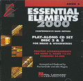 Essential Elements 2000 - Book 2 (Brass & Woodwinds) - Play Along Trax Discs 2 & 3 (Ex. 56-end) arranged by Paul Lavender and John Higgins. For Concert Band. Essential Elements 2000. Instructional and Play Along. Accompaniment CDs only (2-disc set). Published by Hal Leonard.

Essential Elements was the major breakthrough for beginning band methods in the '90s. Now Essential Elements 2000 will take band programs into the next millennium! EE2000 features:* A CD featuring a professional soloist in every Student Book 1 * Great performance music with planned first concert. * Even more great tunes, motivating students to practice and stay in band. * Special Rubank! Studies * Better pacing, sequencing and reinforcement. * Theory, history and creativity exercises integrated into each student book. Petersen.