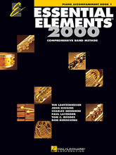 Essential Elements 2000, Book 1 (Piano Accompaniment). For Piano Accompaniment. Essential Elements 2000. Accompaniment book. 132 pages. Published by Hal Leonard.

These piano accompaniments can provide helpful guidance for teaching beginning instrumentalists. The format includes a cue line to provide the director or pianist with a visual guide of the student melody part. NOTE: The disc(s) available with the teacher and student books are not included in this product.