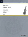 Sonata No. 1 in A Major, Op. 13 (Violin and Piano). By Gabriel Fauré. Edited by Maria Egelhof and Wolfgang Birtel. For Piano, Violin. String. Softcover. Schott Music #VLB135. Published by Schott Music.

This edition features a new engraving based on the first edition and the composer's manuscript.