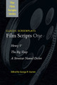 Film Scripts One (Henry V, The Big Sleep, A Streetcar Named Desire). Edited by George P. Garrett. Applause Books. Softcover. 480 pages. Published by Applause Books.

The Film Scripts series bring back into print some of the greatest screenplays ever written. The series is a reissue of four volumes originally edited by George P. Garrett. Each volume contains three classic shooting scripts written by some of the finest writers to ever work in Hollywood, including William Faulkner (The Big Sleep), Tennessee Williams (A Streetcar Named Desire), and Gore Vidal (The Best Man). Each volume runs close to 500 pages and contains a highly informative introduction, a glossary of technical terms, an extensive bibliography, and the credits for each film. These enduring screenplays will be of great interest to the general film buff, the aspiring screenwriter, and the professional filmmaker. Of particular value to the screenwriter and filmmaker is the fact that all scripts are printed in standard screenplay format.