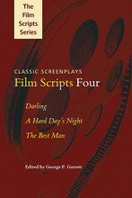 Film Scripts Four (Darling, A Hard Day's Night, The Best Man). Edited by George P. Garrett. Applause Books. Softcover. 480 pages. Published by Applause Books.

The Film Scripts series bring back into print some of the greatest screenplays ever written. The series is a reissue of four volumes originally edited by George P. Garrett. Each volume contains three classic shooting scripts written by some of the finest writers to ever work in Hollywood, including William Faulkner (The Big Sleep), Tennessee Williams (A Streetcar Named Desire), and Gore Vidal (The Best Man). Each volume runs close to 500 pages and contains a highly informative introduction, a glossary of technical terms, an extensive bibliography, and the credits for each film. These enduring screenplays will be of great interest to the general film buff, the aspiring screenwriter, and the professional filmmaker. Of particular value to the screenwriter and filmmaker is the fact that all scripts are printed in standard screenplay format.
