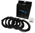 Headphone Extension Kit. JamHub. General Merchandise. Hal Leonard #2009.005. Published by Hal Leonard.

This kit includes: five 20-foot headphone extension cables • fourteen color-coded rings for identifying cables • male TRS 1/4″ to female TRS 1/8″.