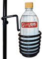 The Original SwirlyGig®. (Drink Holder for 1/2 inch Tubing - Black). Accessory. General Merchandise. Hal Leonard #SG1000. Published by Hal Leonard.

Holds most beverage containers and fits snuggly on a standard mic stand. Made of resilient spring steel, then coated in protective PVC for grip and durability. Also fits on lawn chairs, ice houses, bird feeders, crutches or any vertical 1/2-inch tubing.