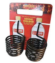 The Original SwirlyGig®. (Drink Holder for 1/2 inch Tubing - 2-Pack). Accessory. General Merchandise. Hal Leonard #SG1200. Published by Hal Leonard.

Holds most beverage containers and fits snuggly on a standard mic stand. Made of resilient spring steel, then coated in protective PVC for grip and durability. Also fits on lawn chairs, ice houses, bird feeders, crutches or any vertical 1/2-inch tubing.