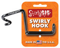 The SwirlyHook. (Accessory Holder for 1/2 inch Tubing - Solo (Single)). Accessory. General Merchandise. Hal Leonard #SH1000. Published by Hal Leonard.

Fits snuggly on a standard mic stand. Made of resilient spring steel and coated in black PVC for grip and durability. Use it to hold headphones, tambourines, cables and more. Also fits on bird feeders, shelving or any vertical 1/2-inch tubing.