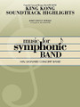 King Kong Soundtrack Highlights by James Newton Howard. Arranged by Jay Bocook. For Concert Band. Score and full set of parts.. Hal Leonard Concert Band Series. Grade 4. Published by Hal Leonard.

Featuring a breathtaking array of special effects and a powerful soundtrack to match, the blockbuster movie King Kong has stomped its way into America's contemporary movie culture. Jay's exciting medley includes thrilling chase music in addition to some of the more tender moments from the film. The “jungle drum” sequence really adds to the atmosphere of this effective and powerful arrangement.